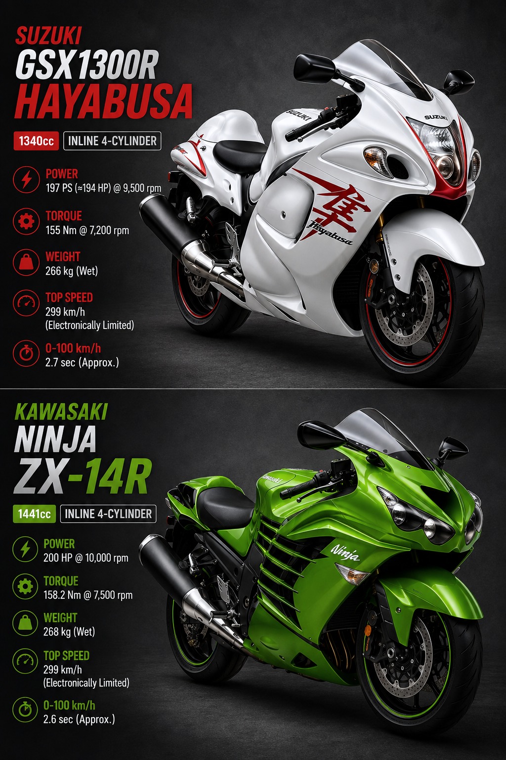 The 2002 Kawasaki ZX-12R was a 190 PS ballistic missile wrapped in