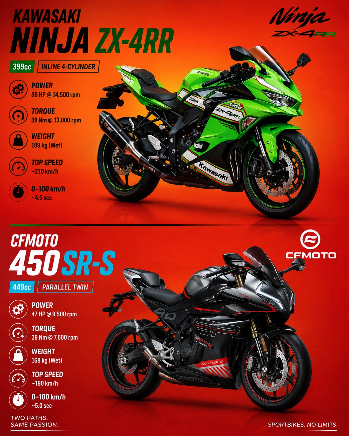 ZX-4RR Vs Aprilia RS 457: Which Lightweight Sportbike Should You Pick?