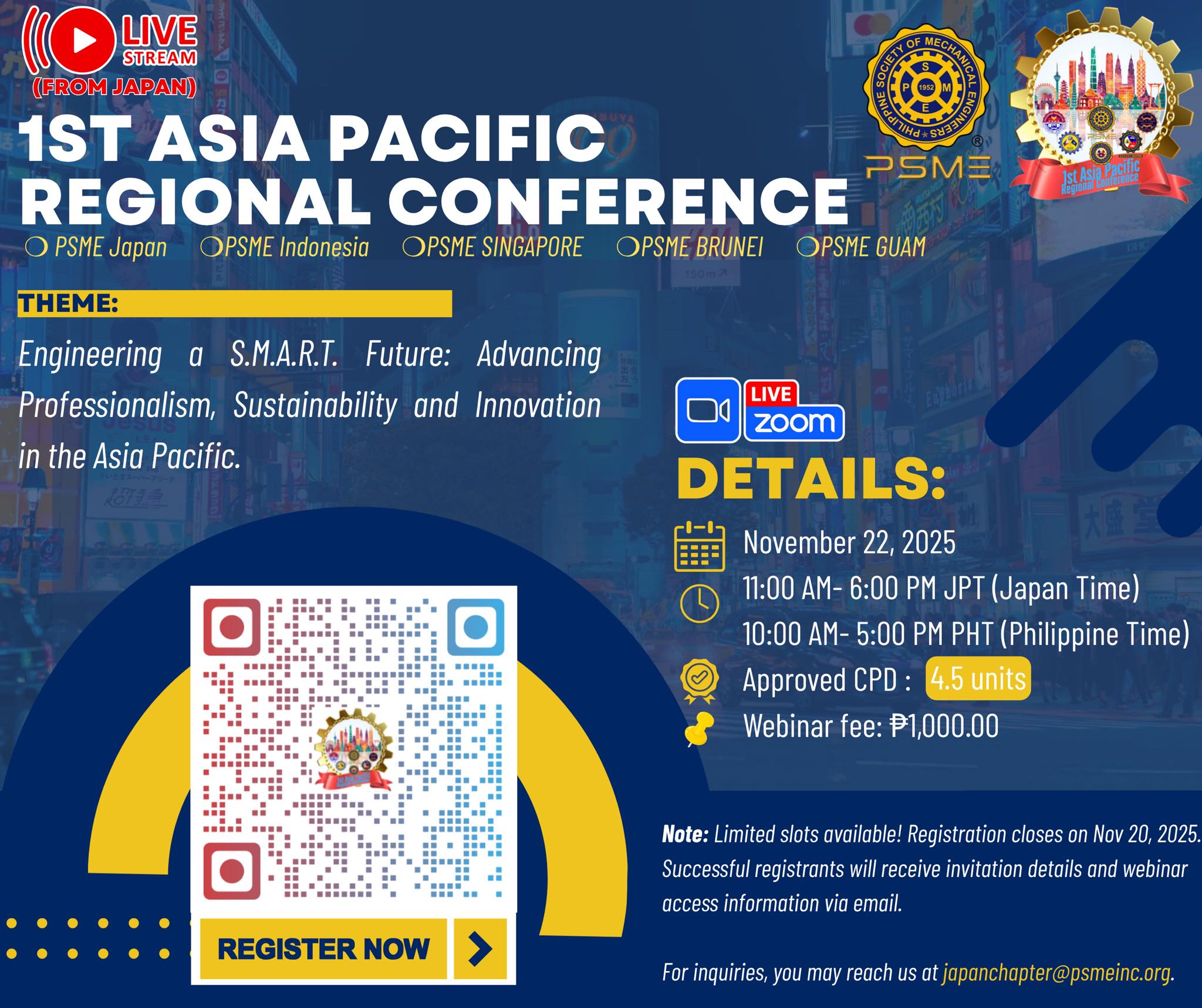 🌏 𝐆𝐎𝐎𝐃 𝐍𝐄𝐖𝐒! 𝐖𝐄 𝐀𝐑𝐄 𝐍𝐎𝐖 𝐆𝐎𝐈𝐍𝐆... - PSME Japan Chapter | Facebook