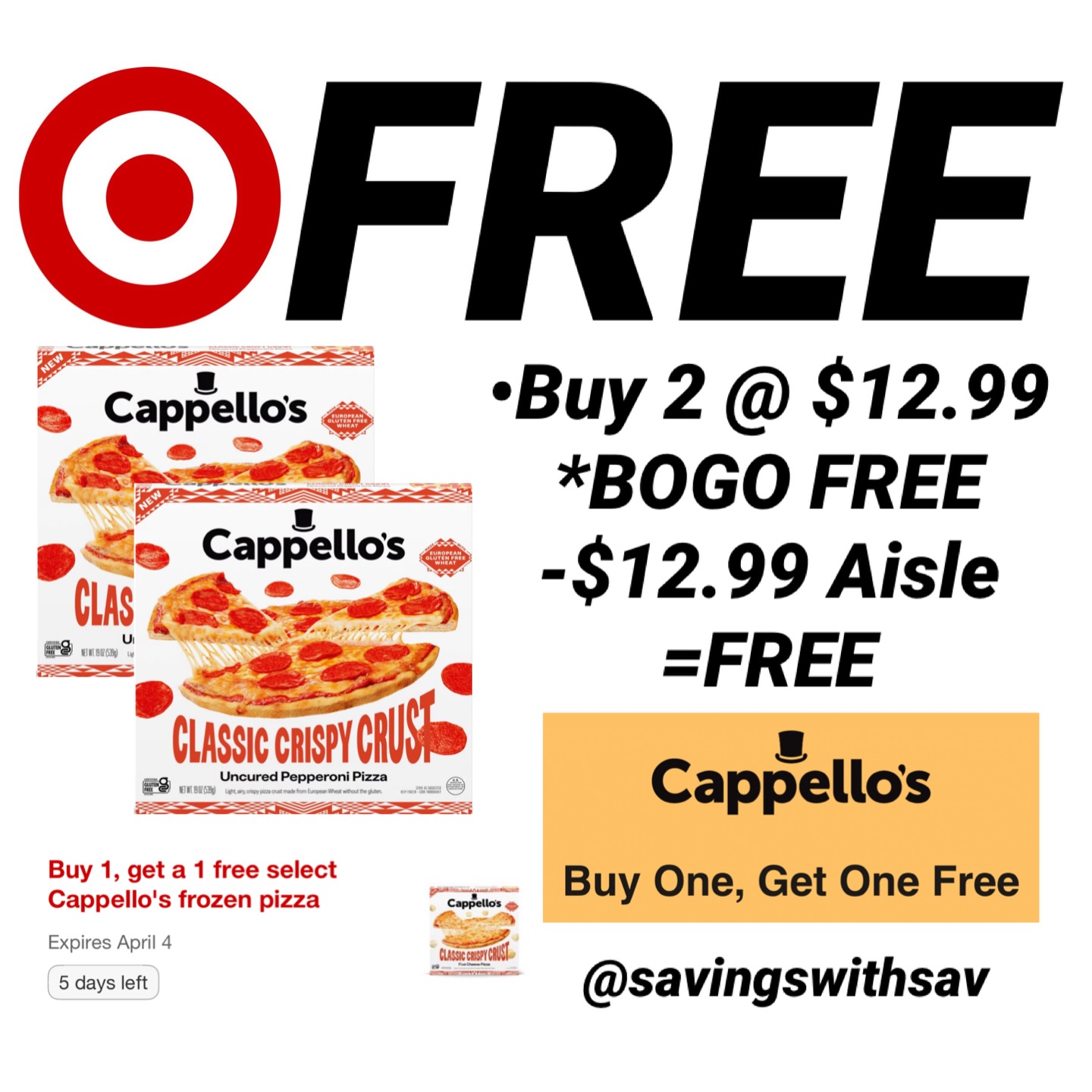 HOW TO SCORE TWO F R E E PIZZAS AT TARGET THIS WEEK🥰🍕 - The