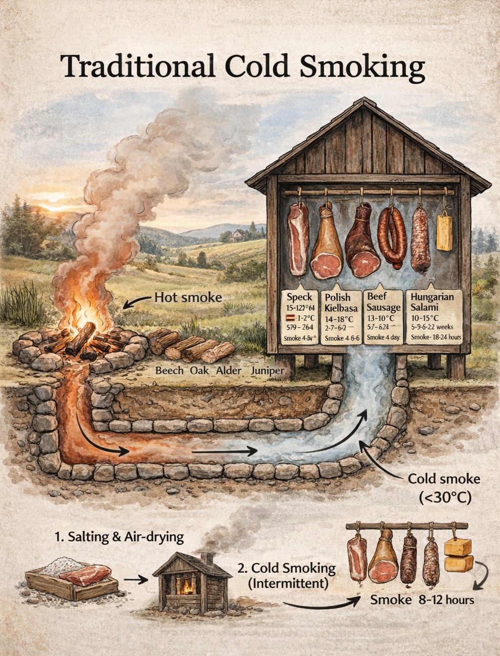 Best - Traditional Cold Smoking Explained Cold smoking is a ...