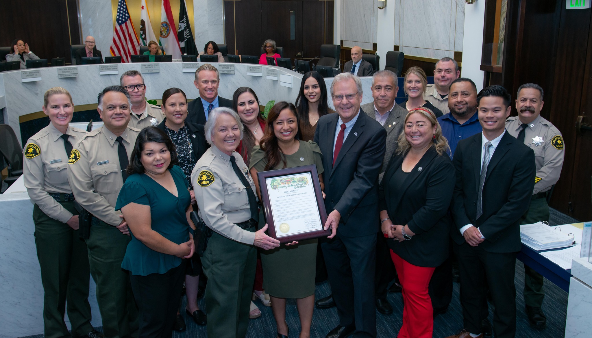 Supervisor - Earlier this week, we had the honor of recognizing the ...
