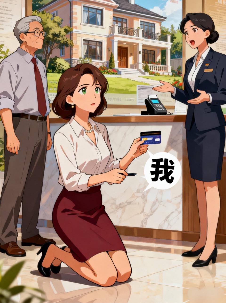譚松韻 - 離婚才3天，前岳父就帶著新女婿去看1200萬的別墅，前妻刷卡時，銷售的一句話讓她跪下求我 蘇晴的手指懸停在POS機的上方，那張黑色 ...