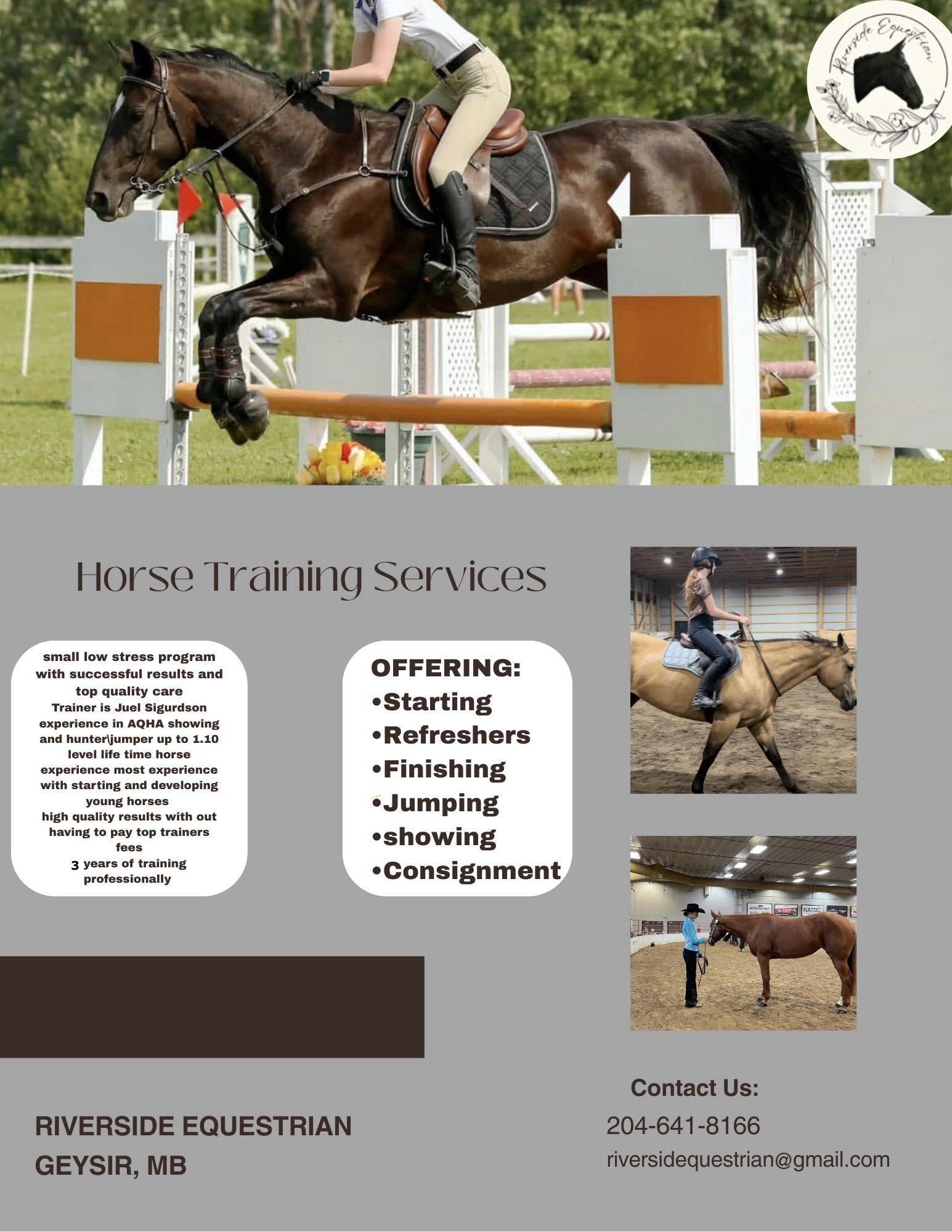 Riverside - Now Booking for spring 2026 If anyone is looking for colt ...