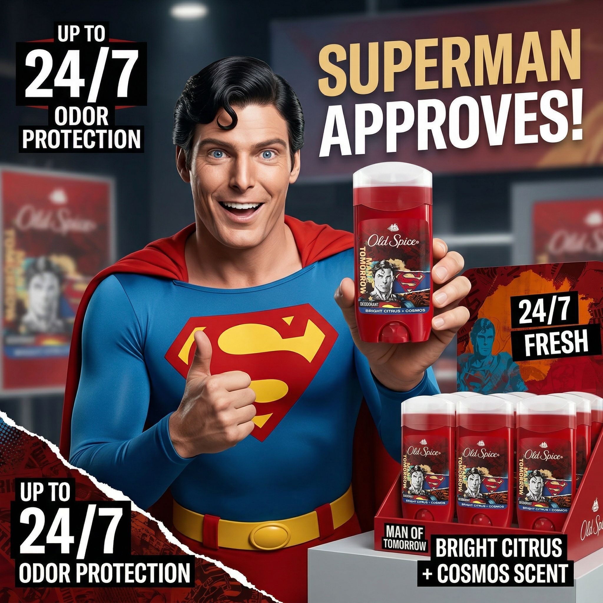 Old Spice Batman (🤔)Gift Set. Includes a deodorant and body wash
