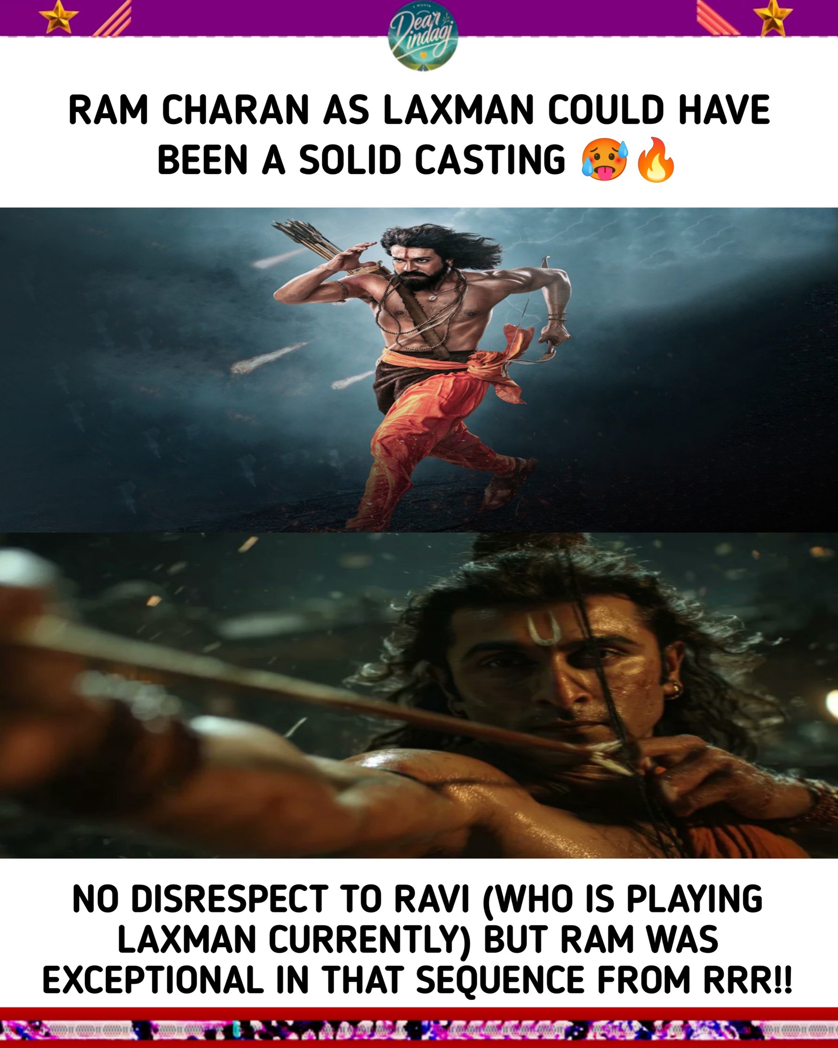 Dears - Ram Charan as Laxman could have been a Solid Casting 🥵🔥 No ...