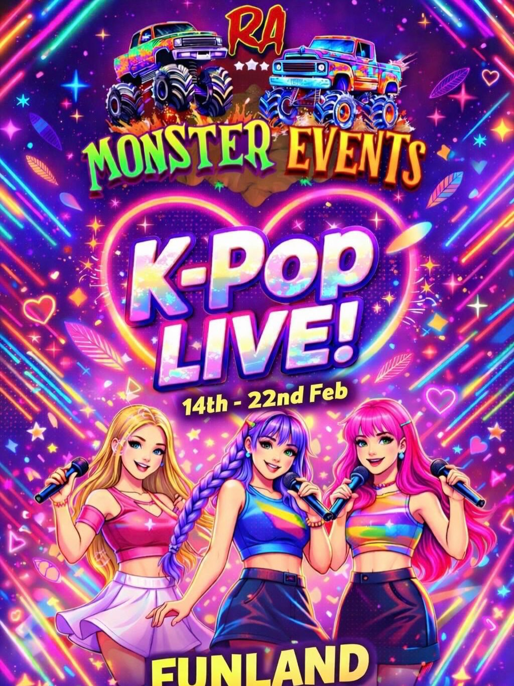 🎡 INDOOR FUNLAND – FEBRUARY HALF TERM... - RA Monster Events | Facebook