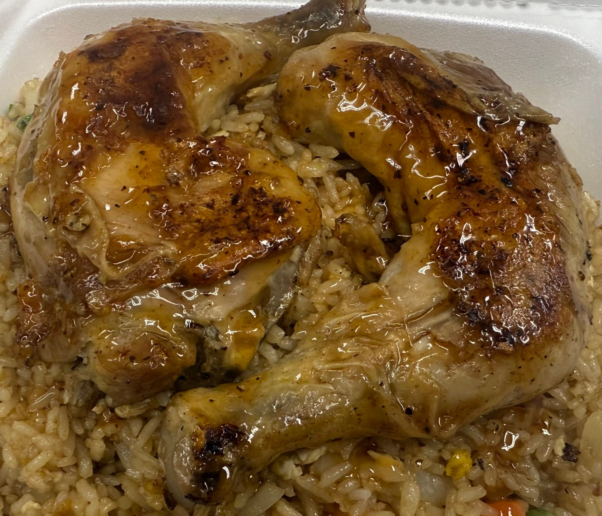 🔥 Fried Rice with Baked Chicken... - Steve Pizza and Hot Subs | Facebook