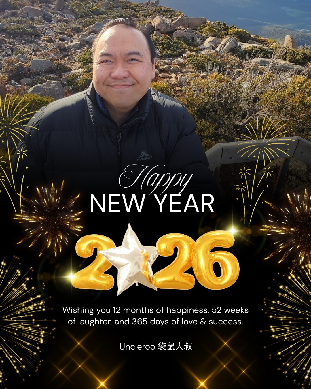 袋鼠大叔 - 【2026新年快樂】 Uncleroo 身在墨爾本，現在已經正式踏入 2026 啦！不好意思，比馬來西亞的朋友們快了三個小時迎接 ...
