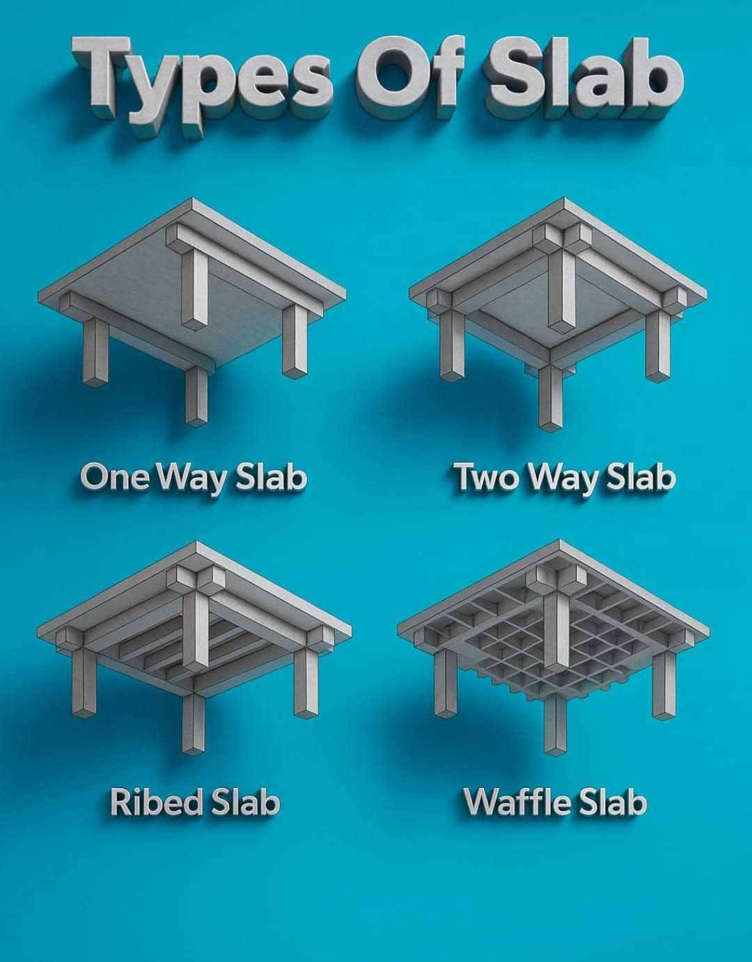 Engineering - Types of slabs | Facebook