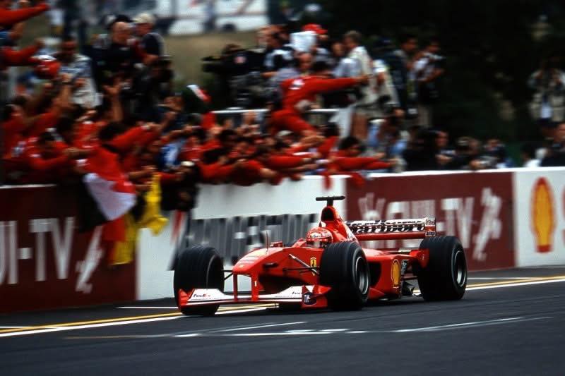 Ferrari wins 2000 F1 drivers' championship