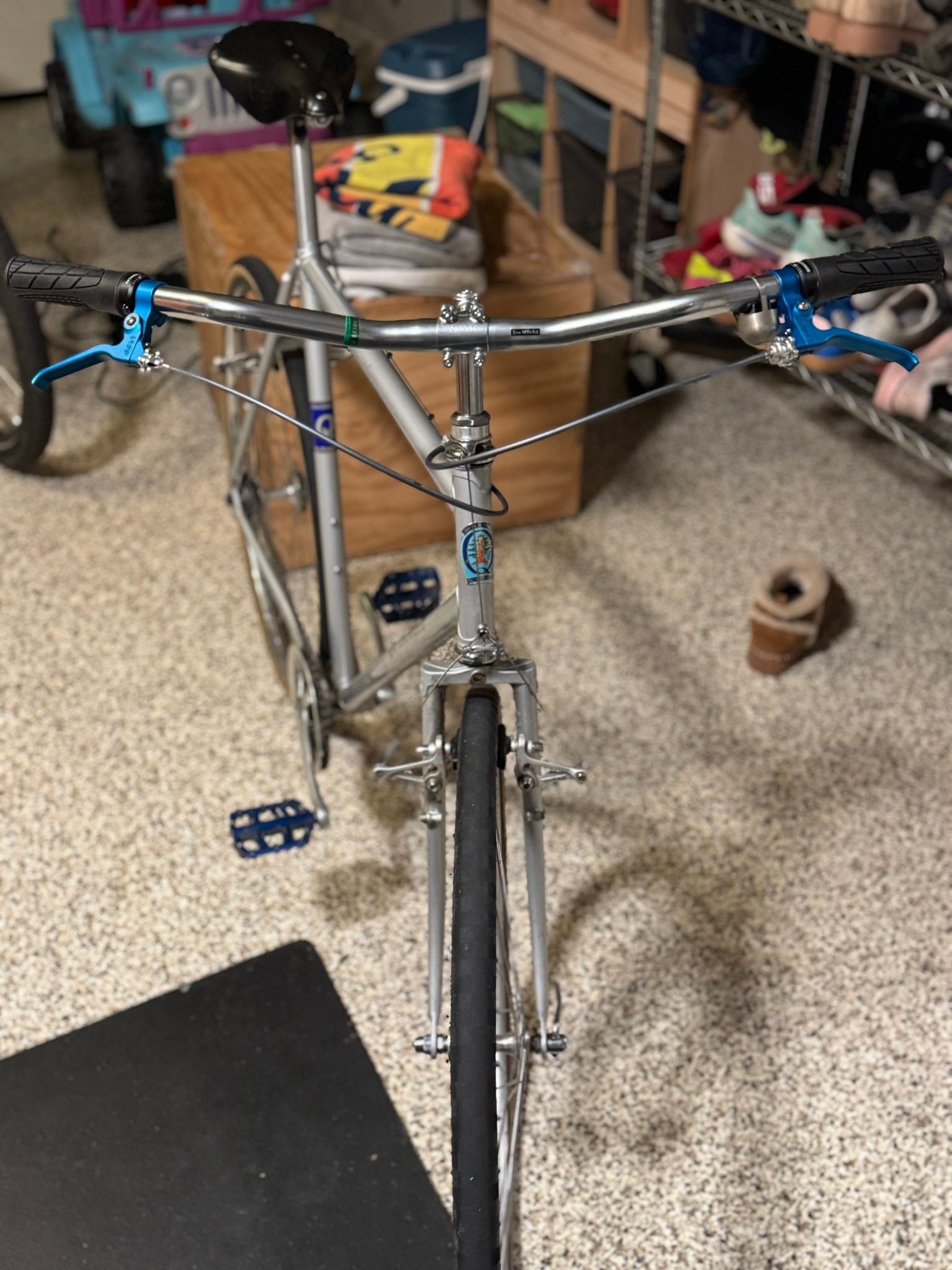 Rivendell Quickbeam bike for sale with Paul brake levers and 