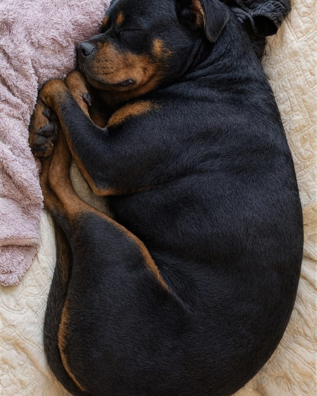 Emily - My foster Rottweiler had never been indoors before. She spent ...