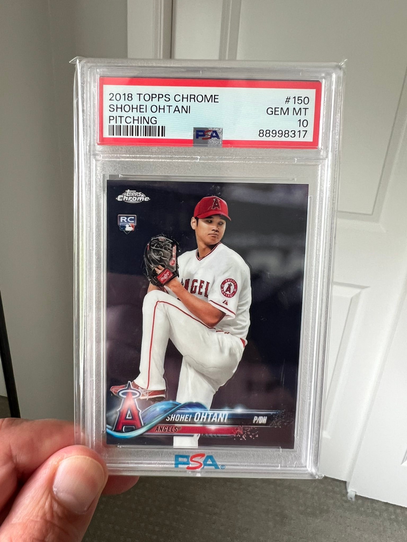 2018 Topps Chrome Shohei Ohtani PSA 10 for sale