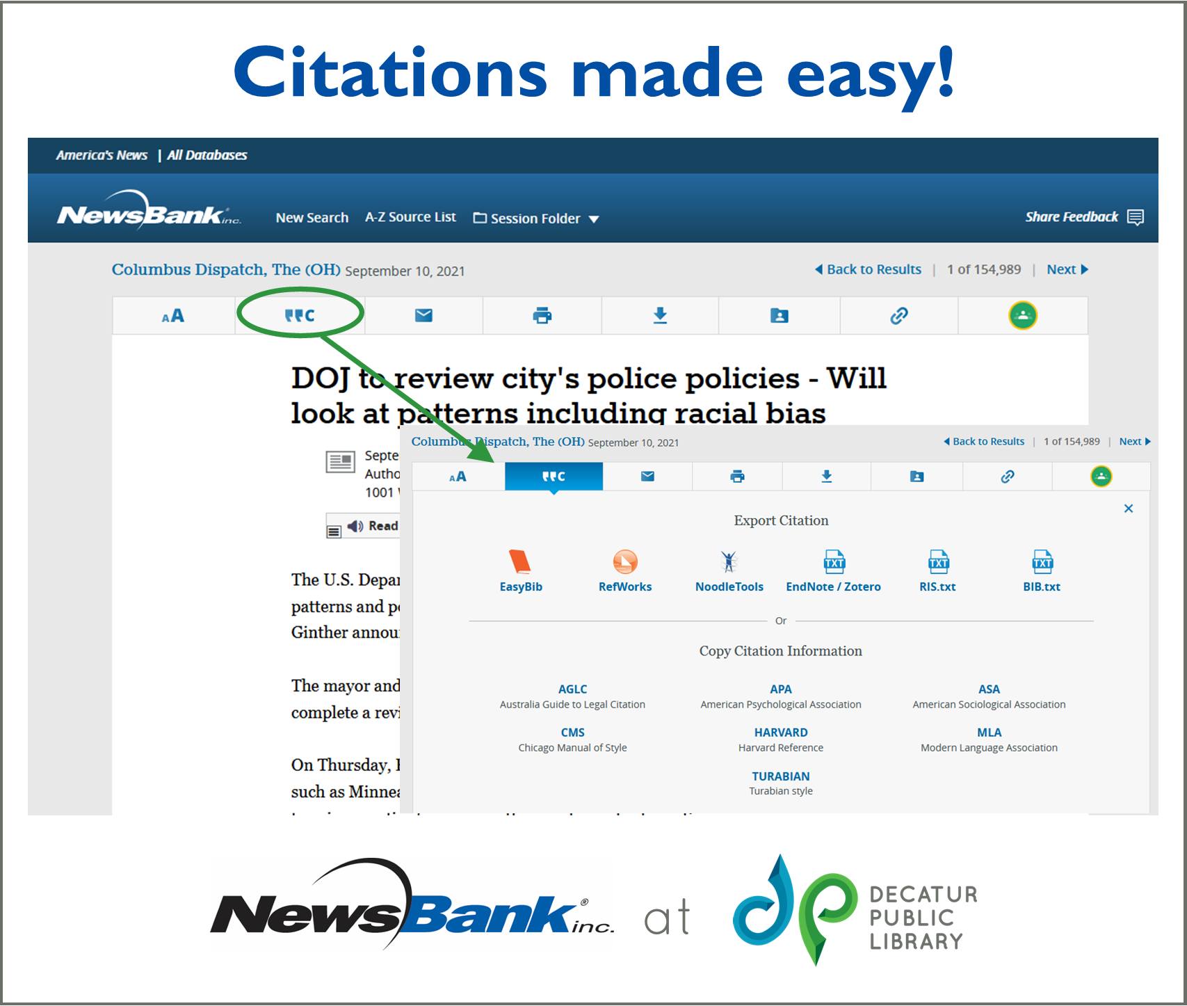 Decatur - DPL’s NewsBank is a great resource for school projects ...