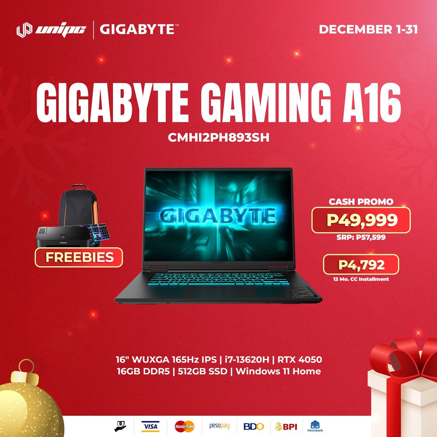 UniPC Cavite - Power that doesn’t blink ⚡ GIGABYTE laptops... | Facebook