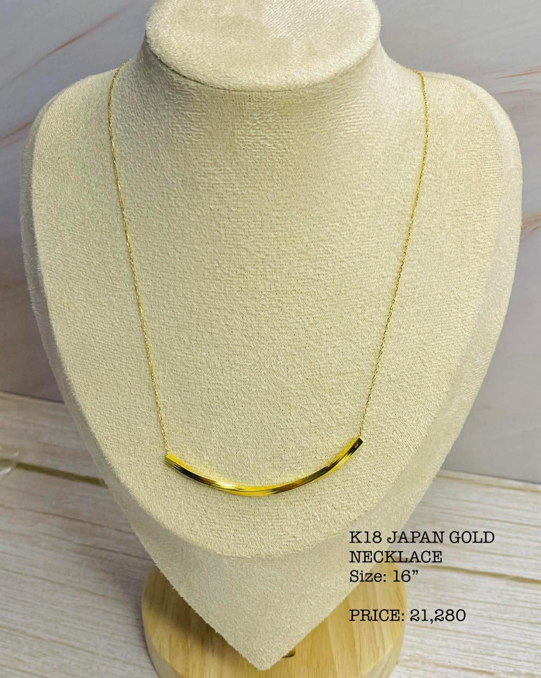 K18 japan gold Necklace on SALE❤️ cash on delivery open for 