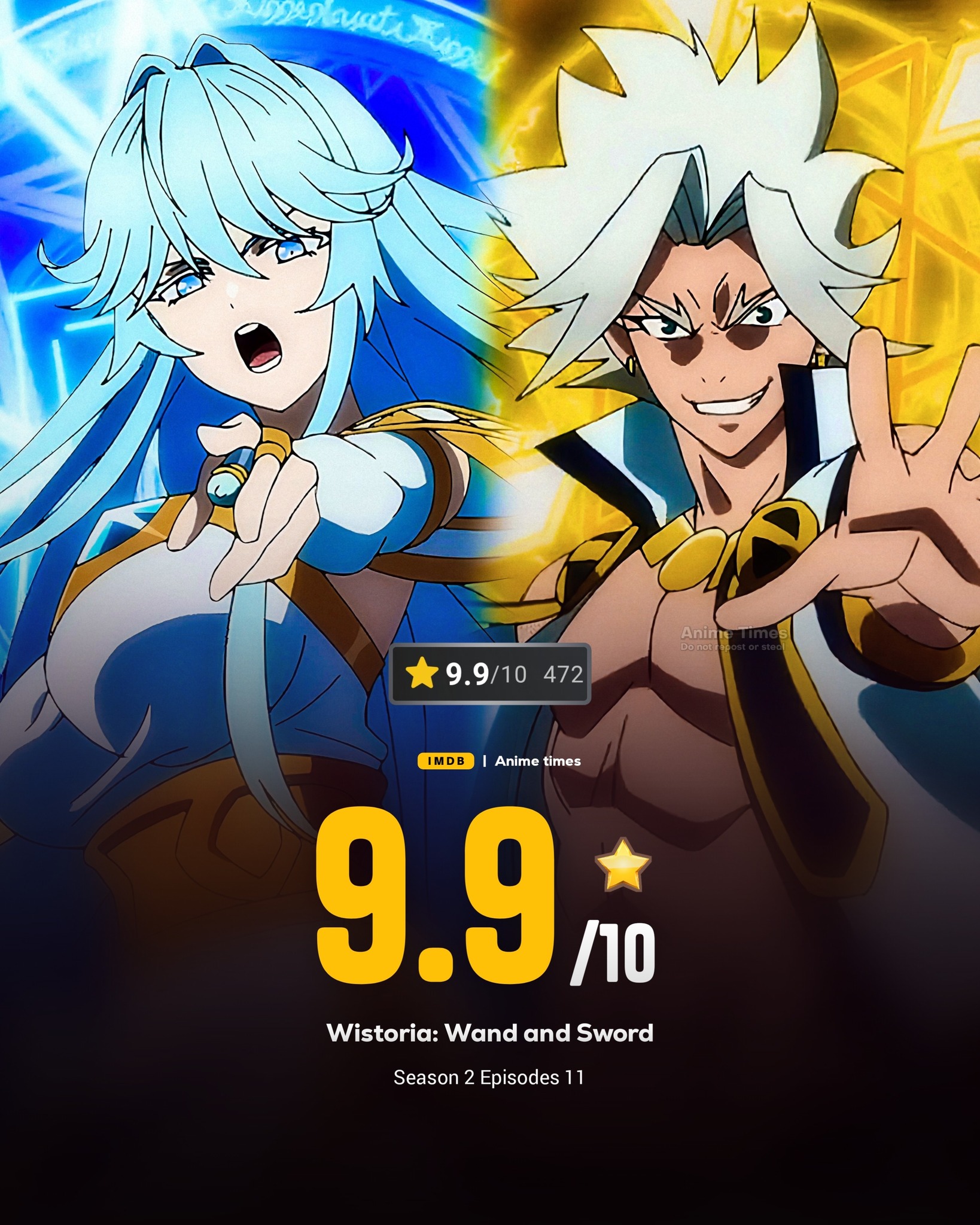 Wistoria: Wand & Sword Season 2 Episode 11 debuts with a solid 9.9