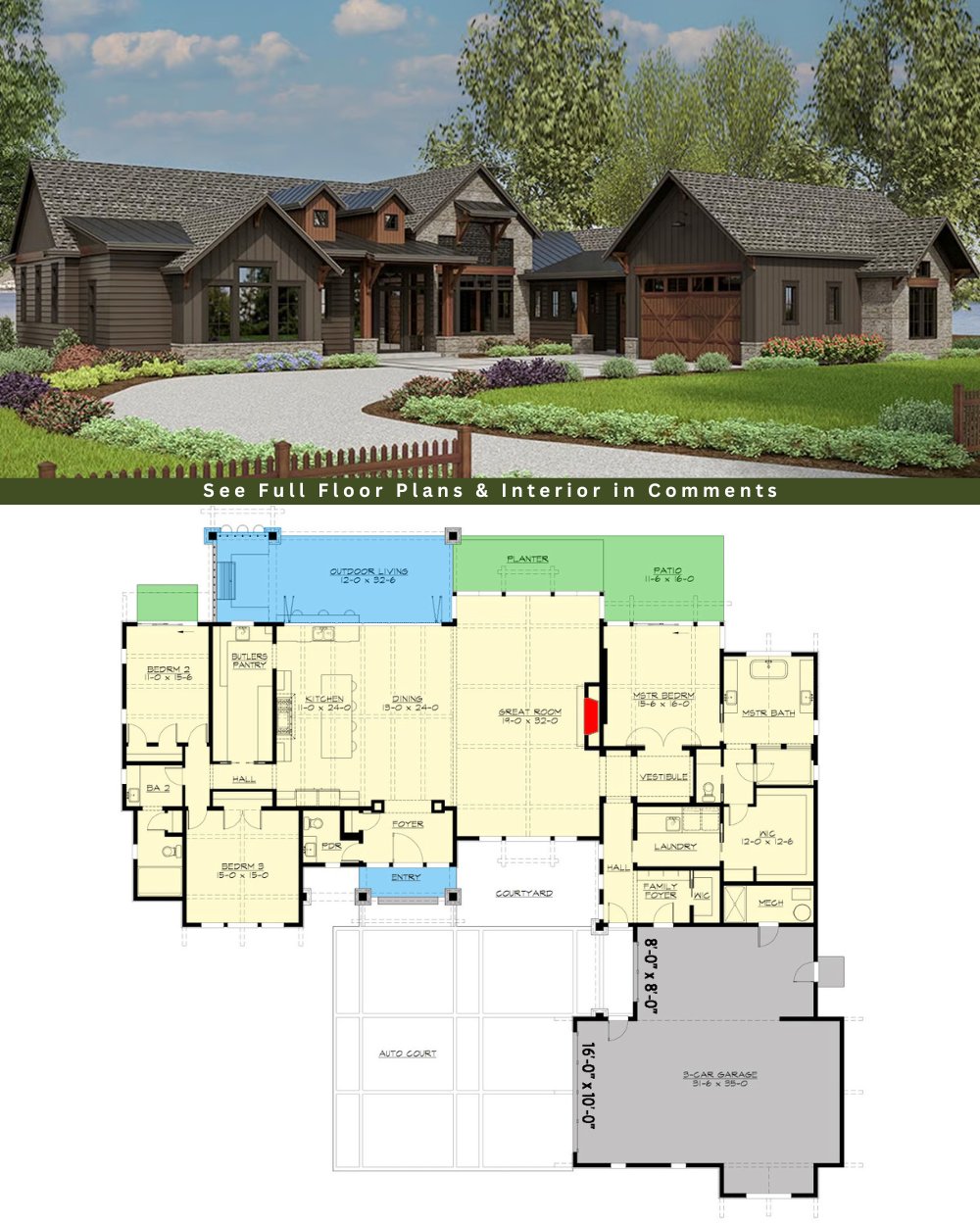 All - Peek inside this 3,245 Sq Ft Mountain Craftsman House Plan with a ...