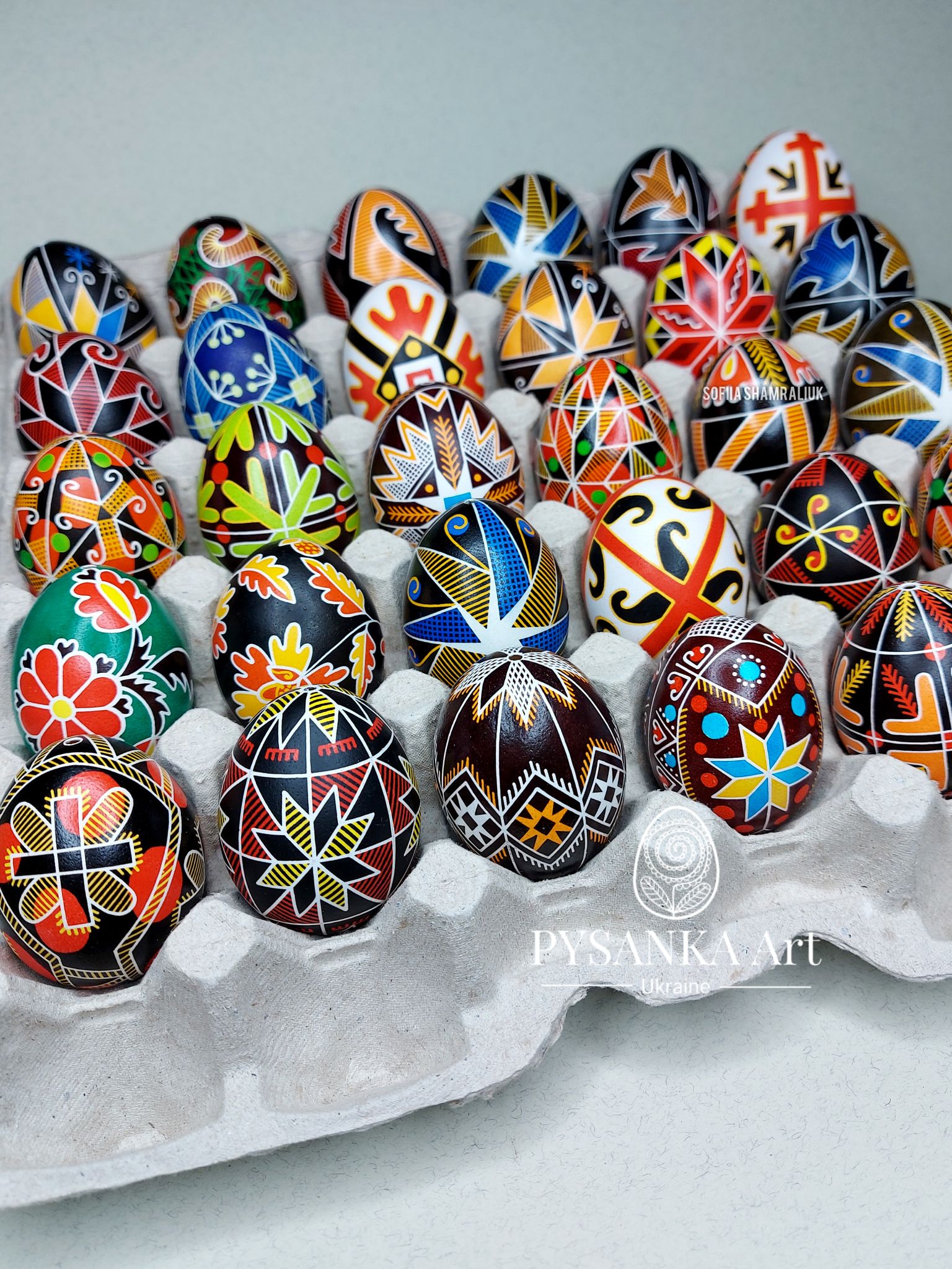 My new Ukrainian pysanky ✨️. Each line, symbol, each drop of wax