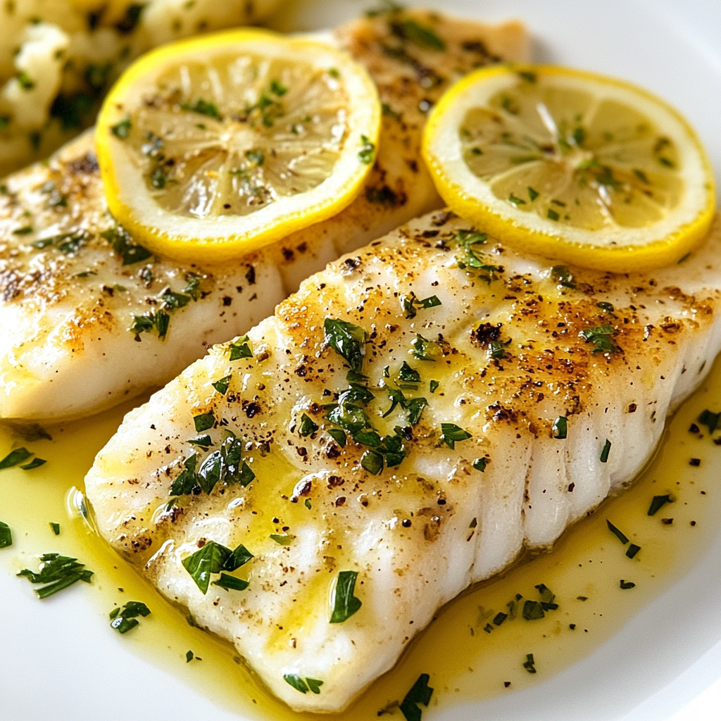 Les - Filet de merlu au citron et aux herbes Temps et portions : 25 ...