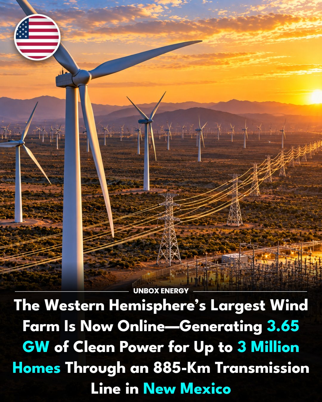 Sunzia wind project powers 3.65 GW in New Mexico 2026