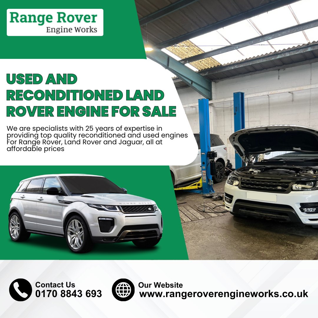 Range - Premium Reconditioned Land Rover Engines – Tested, Reliable ...