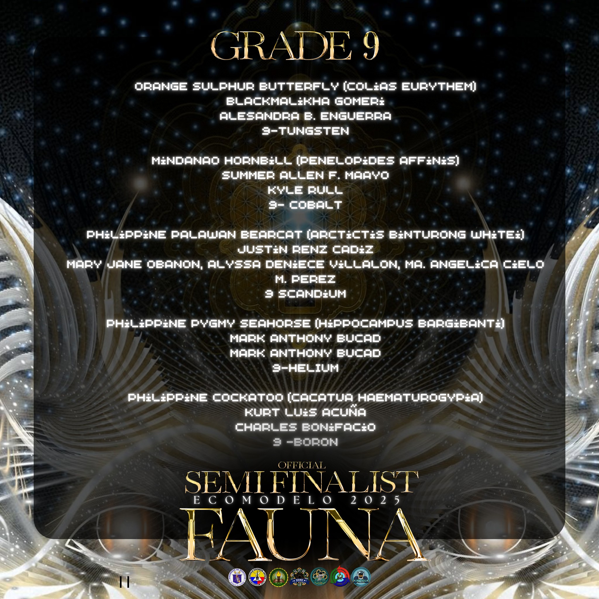 The Silangians - 🌿 EcoModelo 2025 FAUNA (GRADE 9) 🌿 📢 The Semi-Finals ...