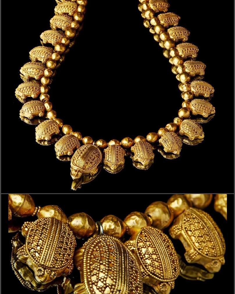 Gold Headpiece adorned with Deer. 4th century BC. #Colchis