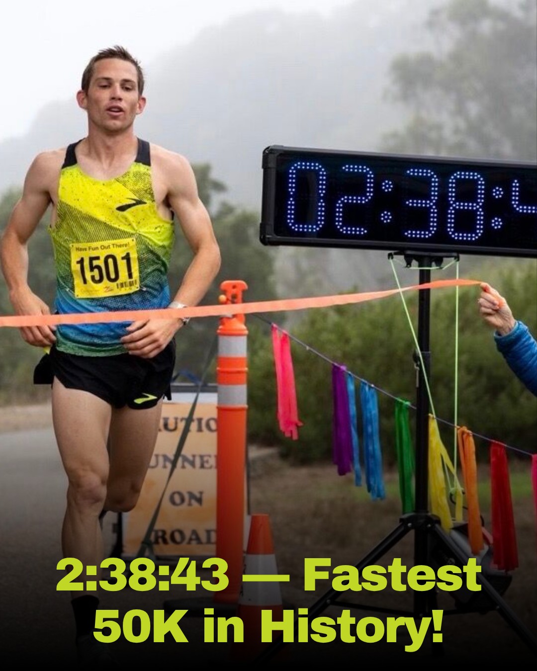 Running - 50 km in 2:38:43!🏃‍♂️🔥 On October 8, 2022, in San Francisco ...