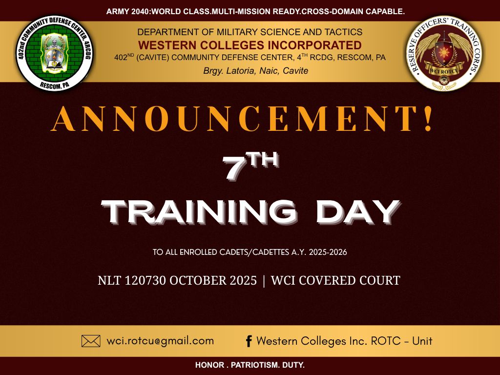 Western Colleges Inc. ROTC - Unit | Naic
