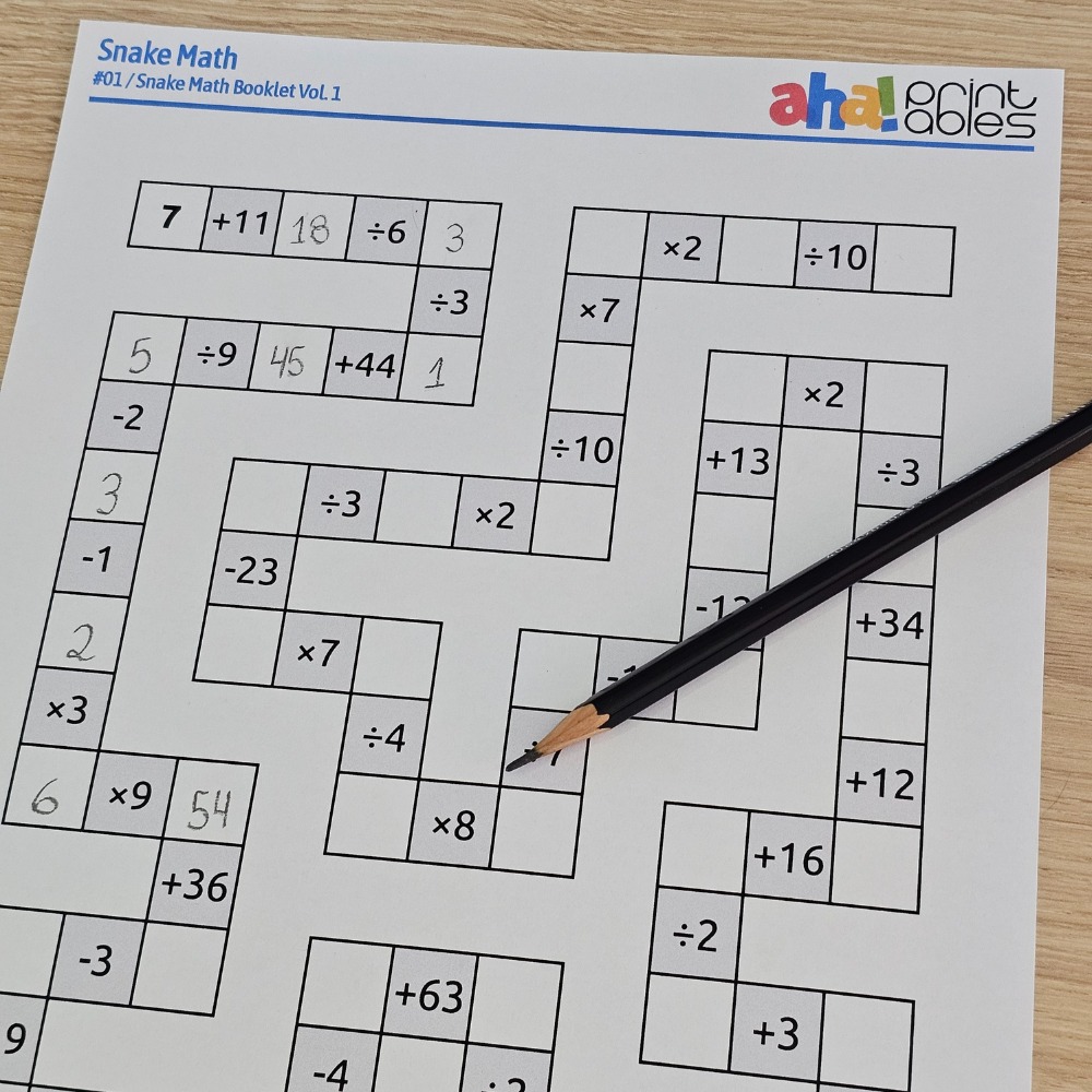 Aha Printables - Math Center Activities for Kids Ages 8–12... | Facebook