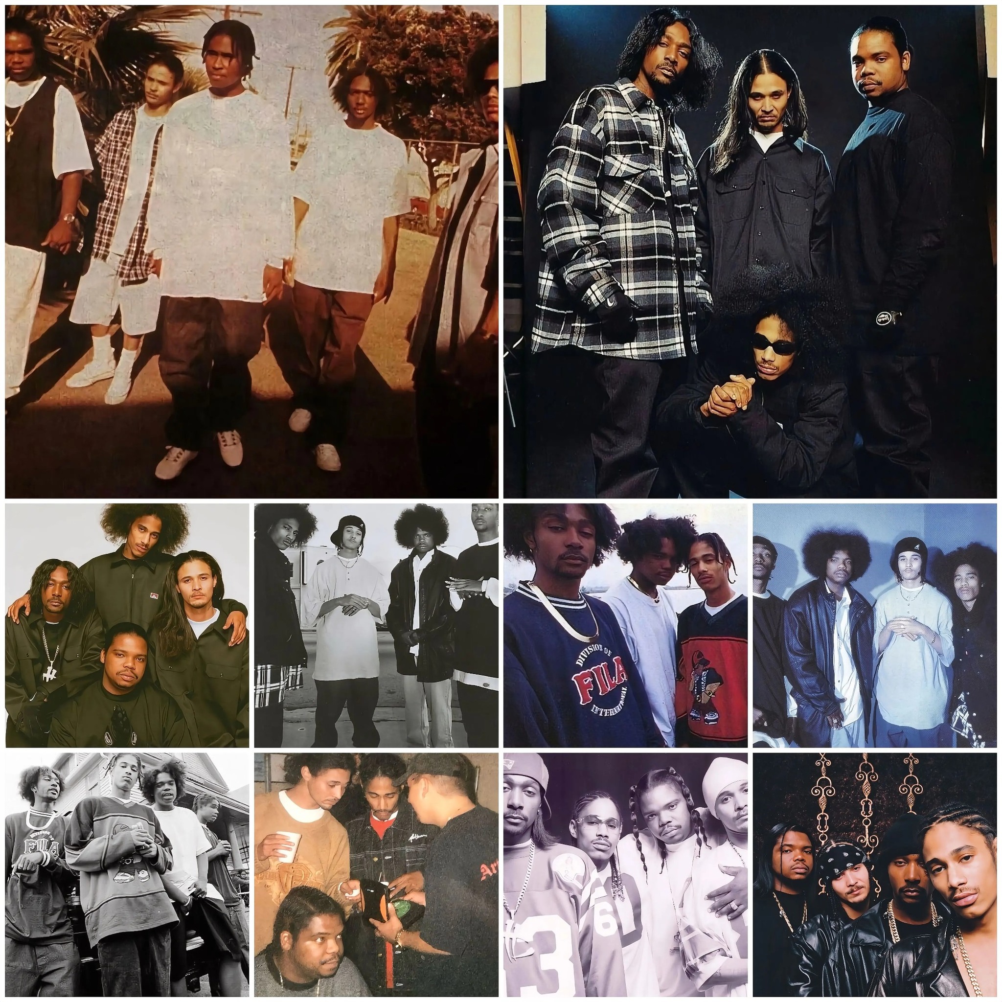 Bone Thugs-N-Harmony uniquely boasts a collaboration with three