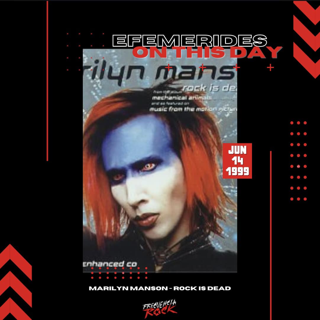 June 14th 1999. Marilyn Manson released the single: 