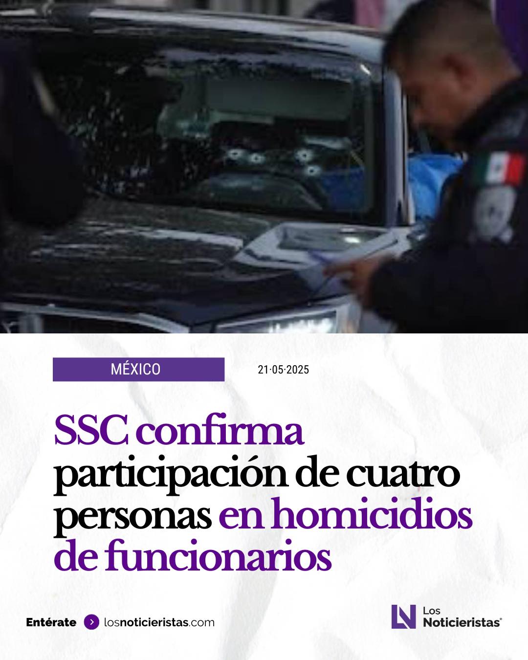 Los - 🟣🏛️| SSC confirma participación de cuatro personas en homicidios