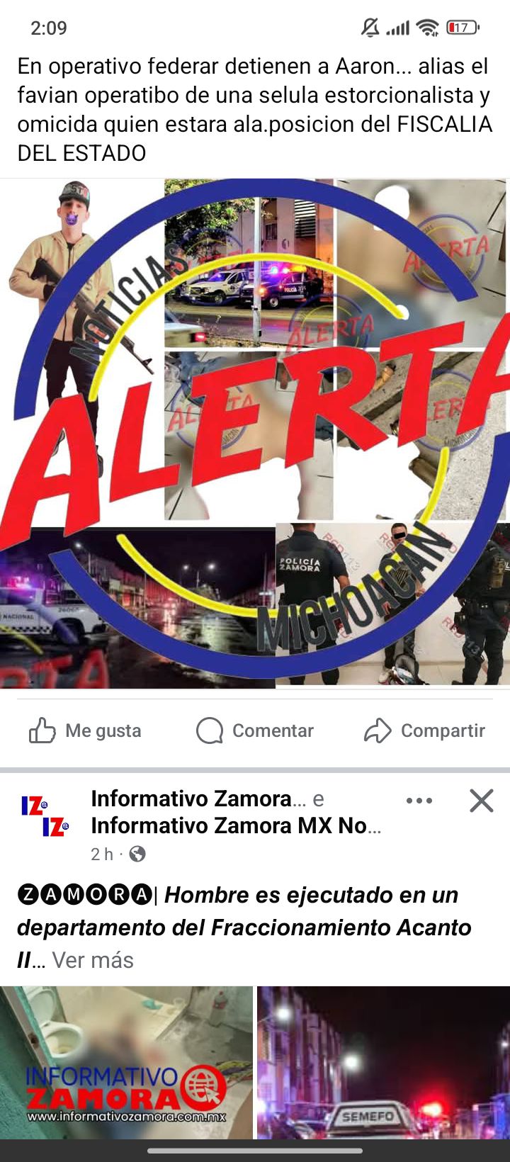 Chismes y Mitotes Zamora | esa es la morra de aron vive en la López es ...