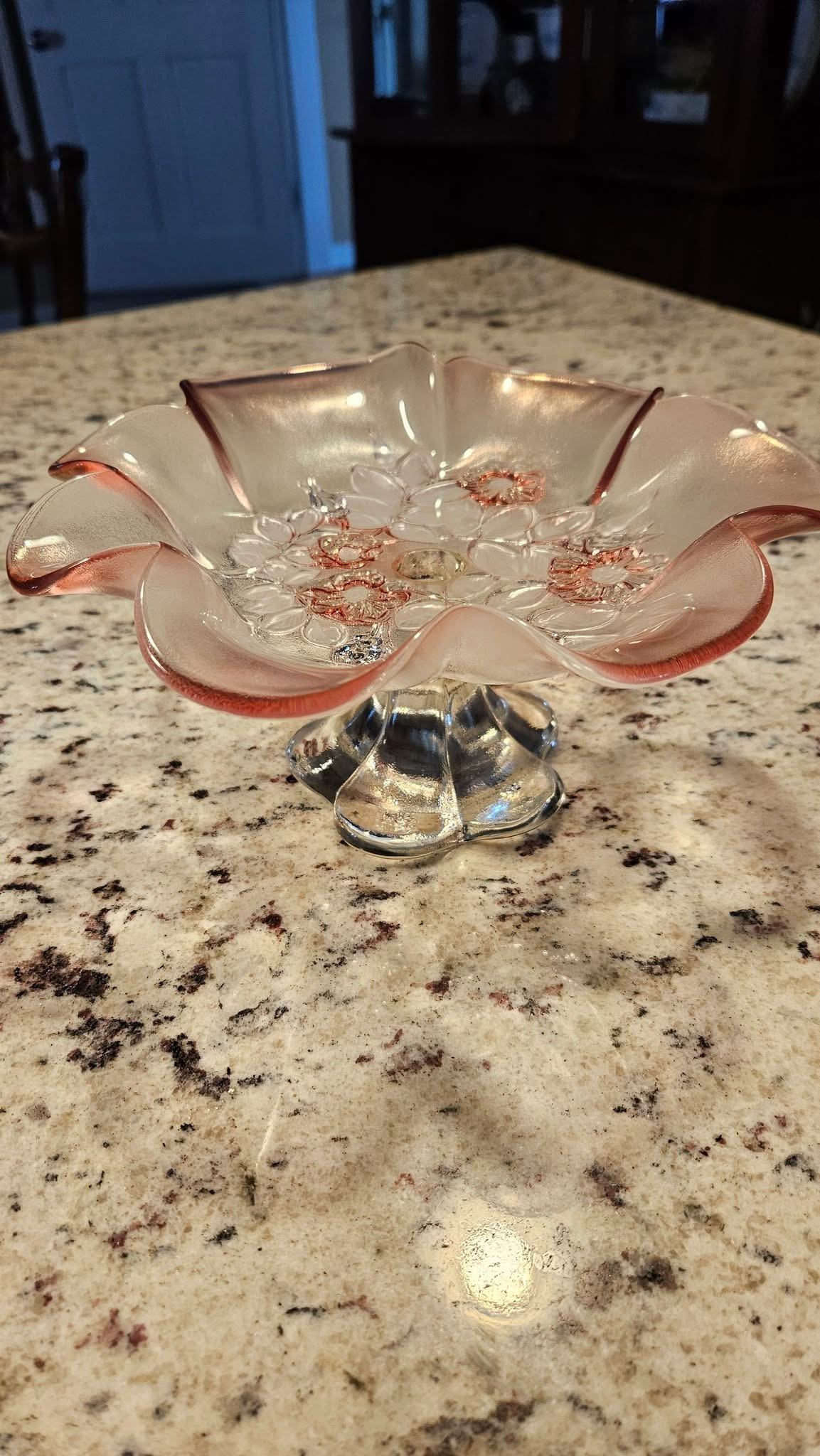 Mikasa Nova Winter Rose serving dish found at Goodwill