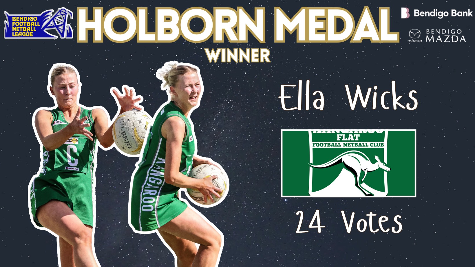 🥇 WICKS WIN HOLBORN 🥇... - Bendigo Football Netball League | Facebook
