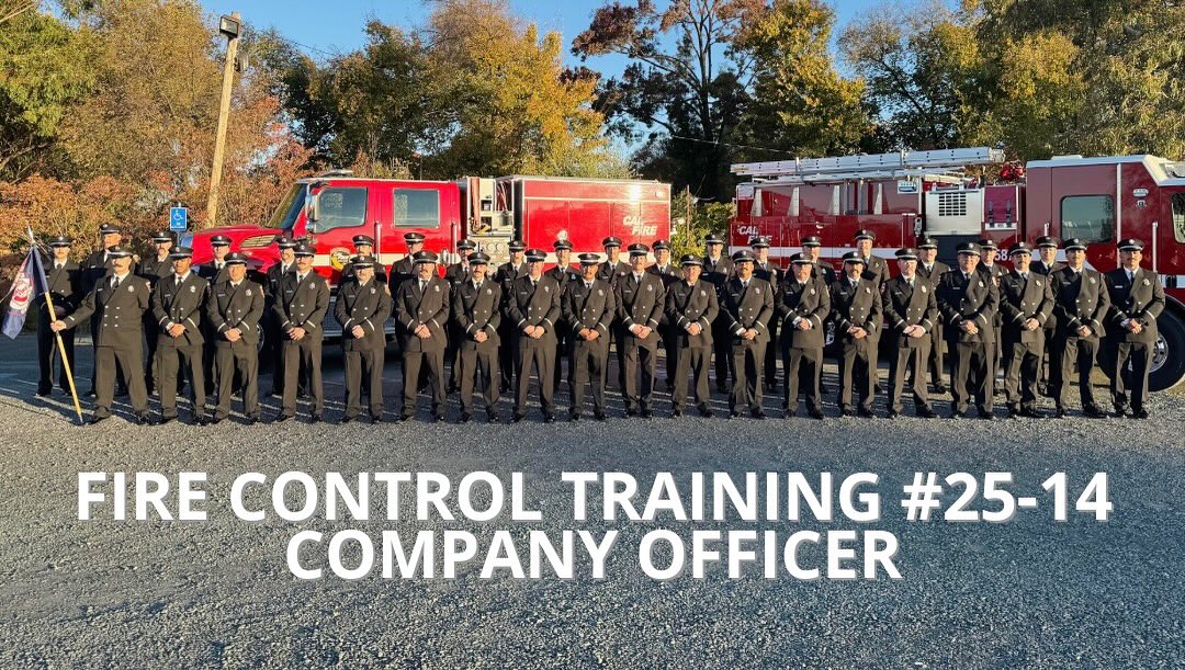 Congratulations Fire Control... - CAL FIRE Training Center | Facebook