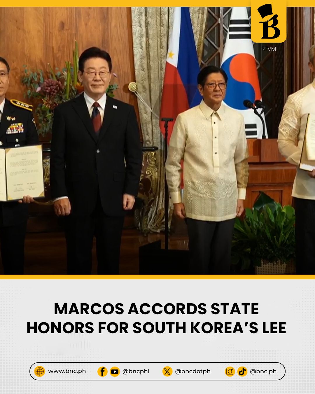 President Ferdinand Marcos Jr.... - Bilyonaryo News Channel | Facebook