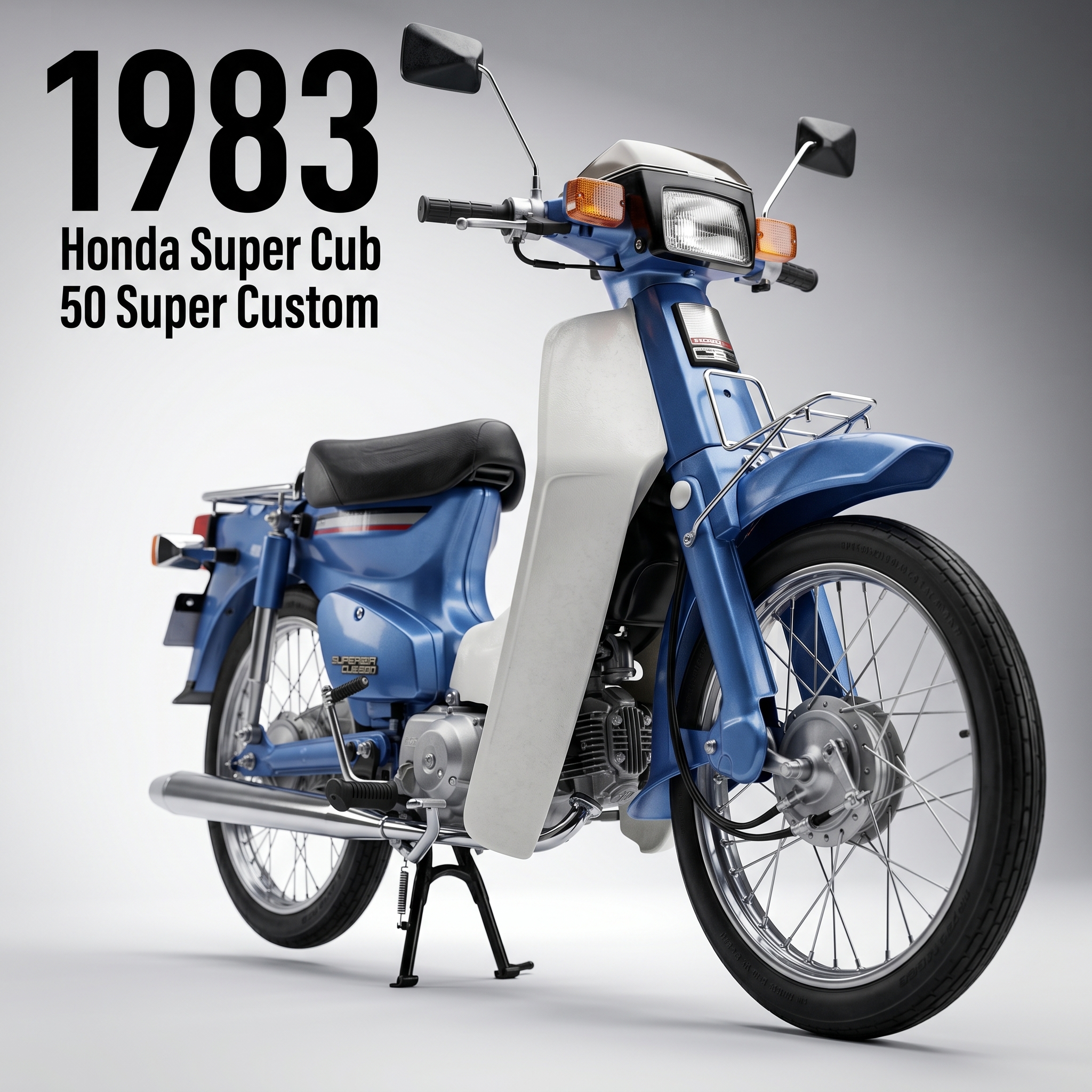 The 1983 Honda Super Cub 50 Super Custom is considered a legendary 