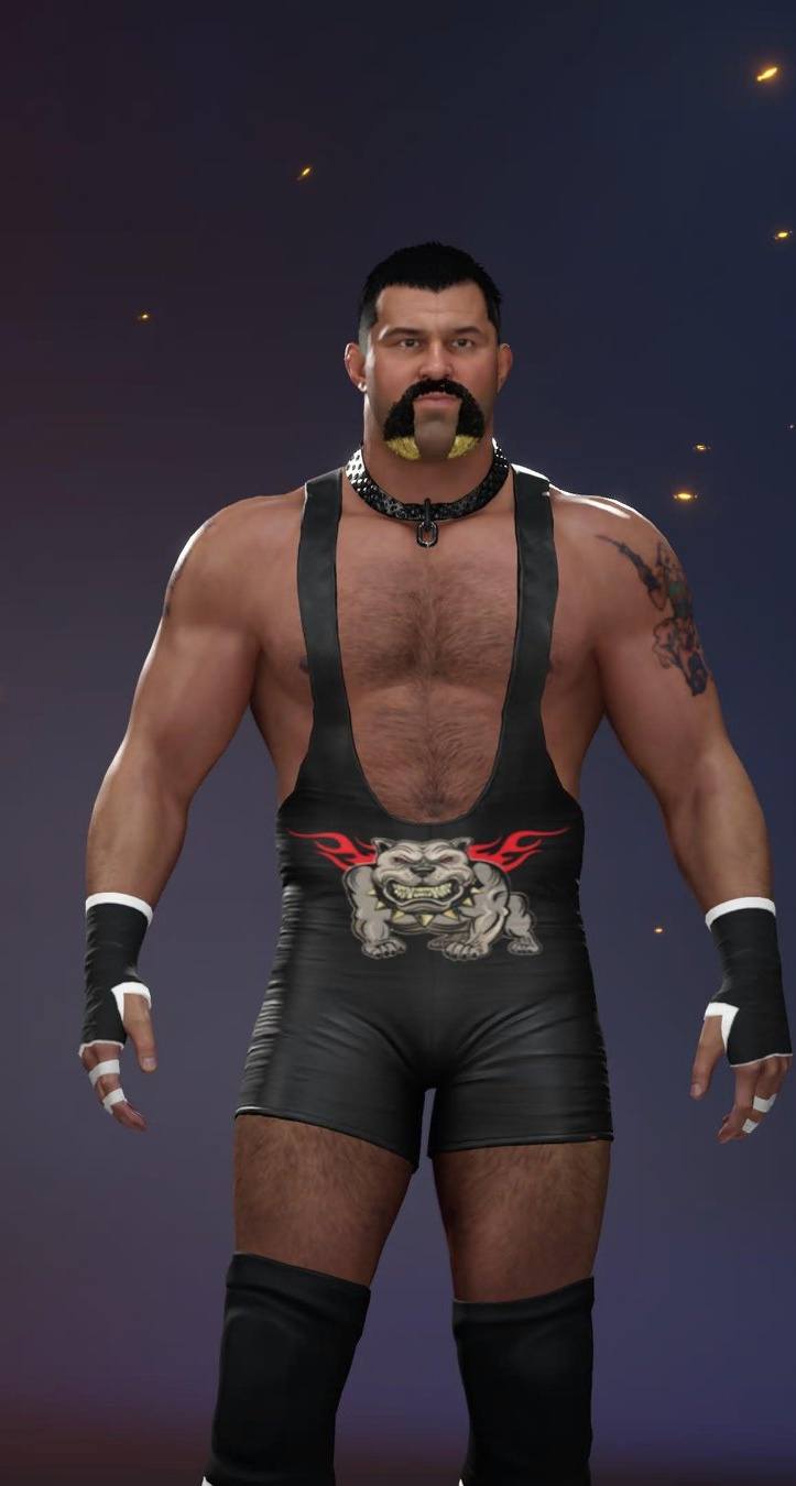 1999 Rick Steiner. Edited in game character model with custom