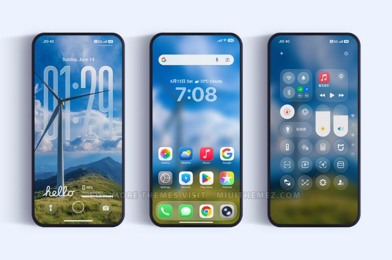 Fruit Wind 26 HyperOS Theme for Xiaomi Redmi and Poco Phones