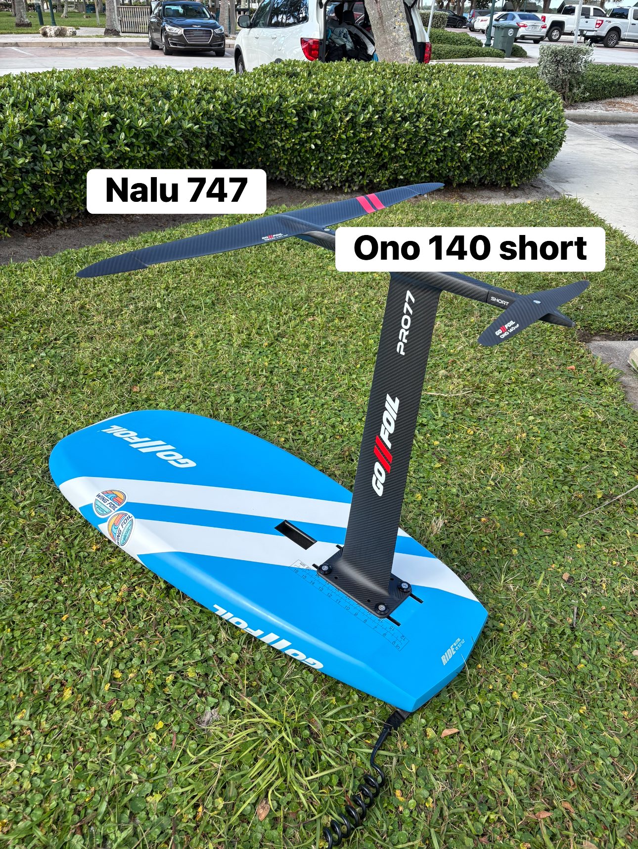 Nalu front and tail combo for prone paddle?