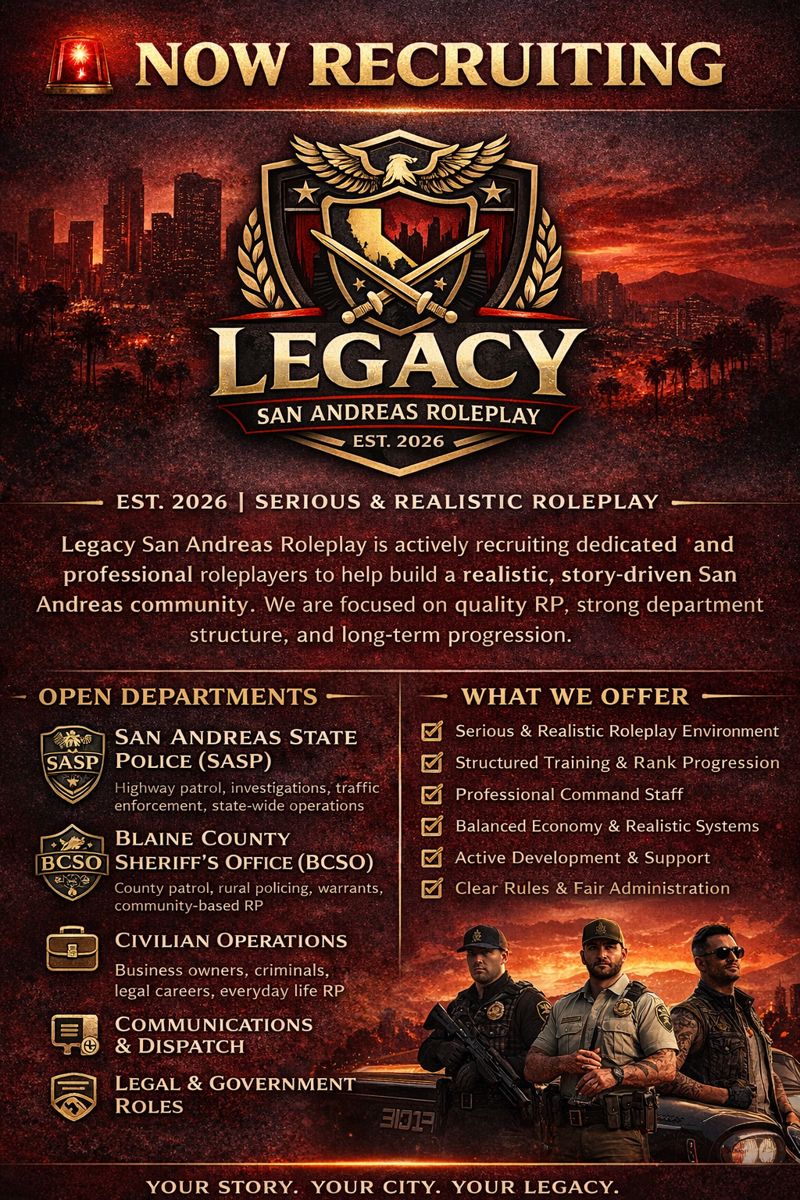 Fivem Rp & Dev Recruitment | Dm For link | Facebook