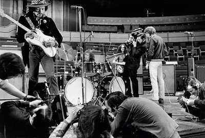 The Jimi Hendrix Experience performing at the Royal Albert Hall
