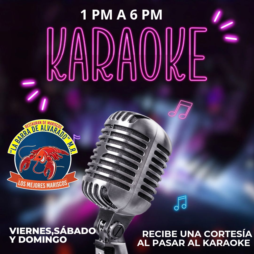 La - Canta en nuestro karaoke del fin de semana y recibe una cortesía ...