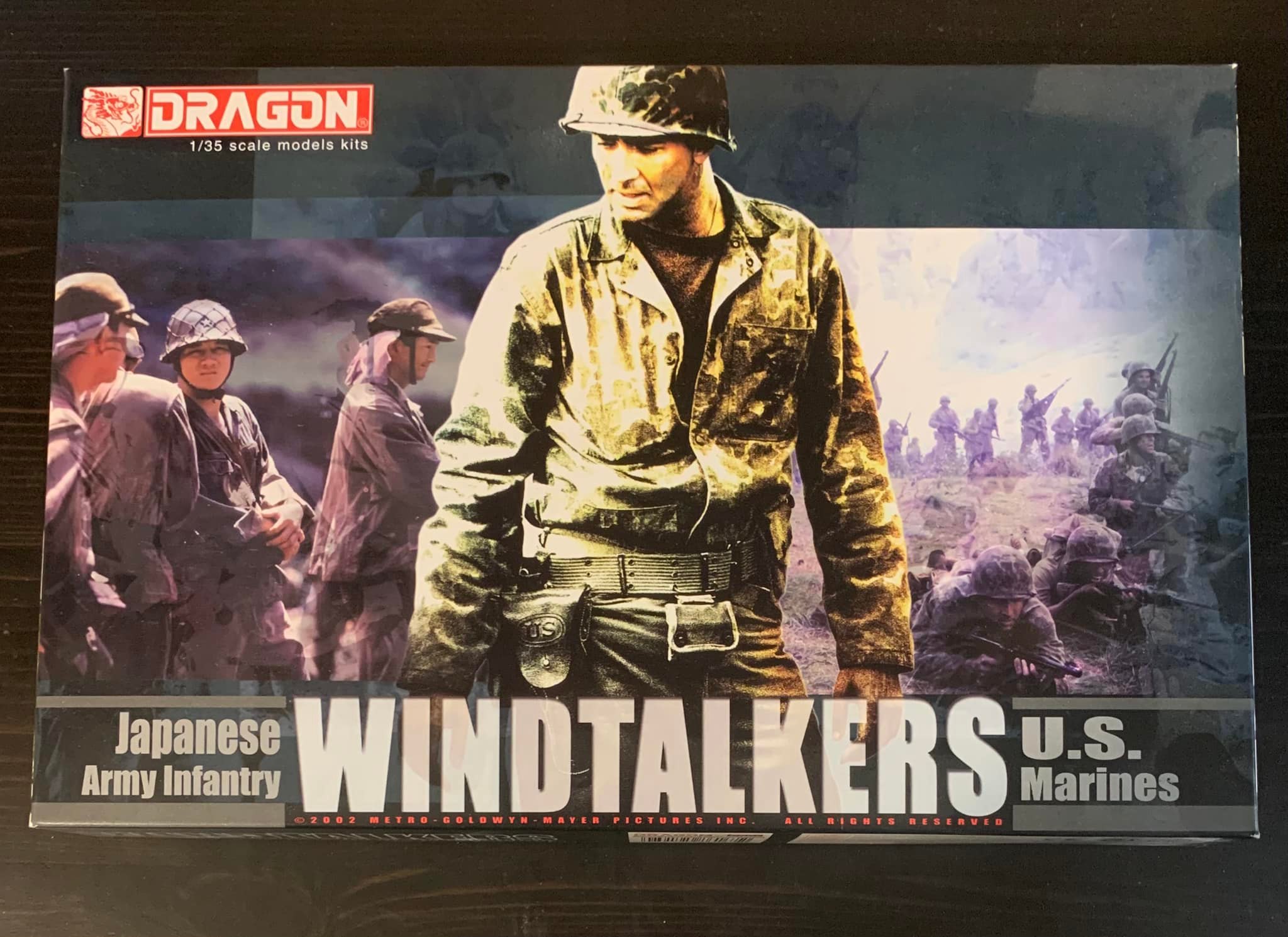 Dragon Windtalkers model kit 6167 with Nicholas Cage figure