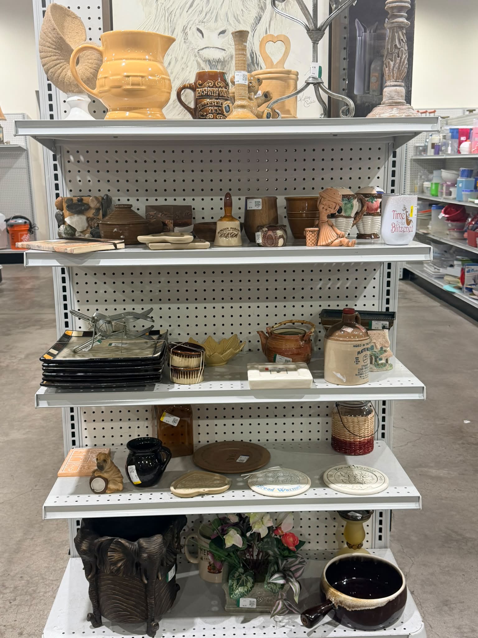 What are you grabbing from these shelves? #thriftstorefinds