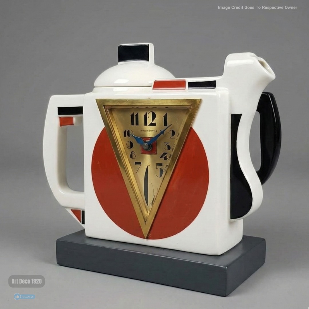 Art Deco 1920 | Kasimir Malevich’s Constructivist teapot clock from the ...